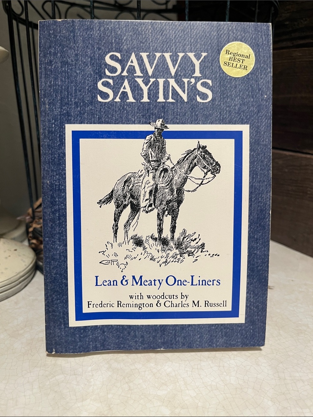 Savvy Sayin's Lean & Meaty One-Liners Book - Blue & White